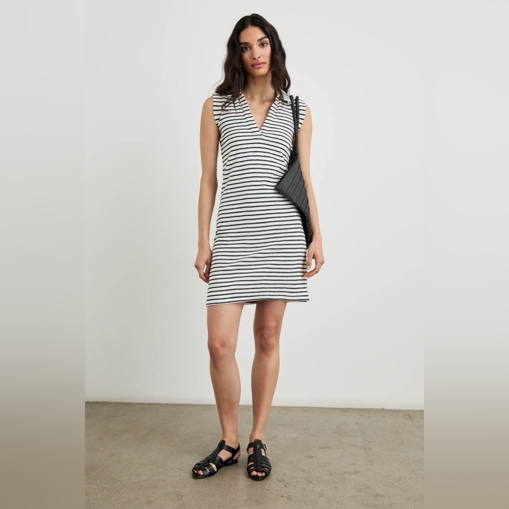 Rails Amira Dress - Sailor Stripe Terry Towel NWT